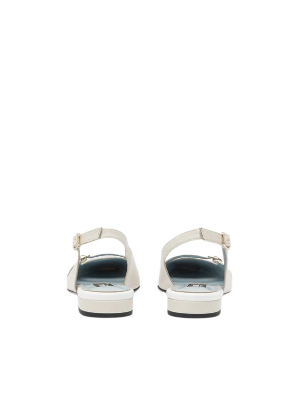 נעלי בלרינה בעיטור רצועת SLINGBACK עם סיומת מעוגלתהרכב: 100% עורגובה עקב: 0.2 ס"מ