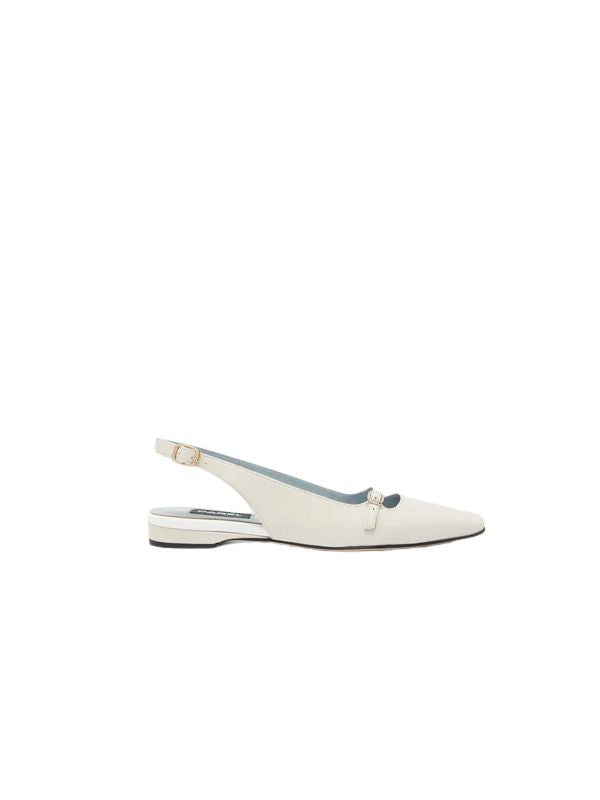 נעלי בלרינה בעיטור רצועת SLINGBACK עם סיומת מעוגלתהרכב: 100% עורגובה עקב: 0.2 ס"מ