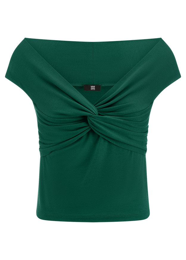 חולצה מבית המותג RIANI, עם דיטייל קדמי בדוגמת לולאות קשירה. ללא שרוולים, בגזרה צמודה לגוף, מבד ויסקוזה Eco Vero רך ונעים במיוחד.הרכב: 92% ויסקוזה, 8% אלסטןהדוגמנית בגובה 1.75 ולובשת מידה 36 אירופאית