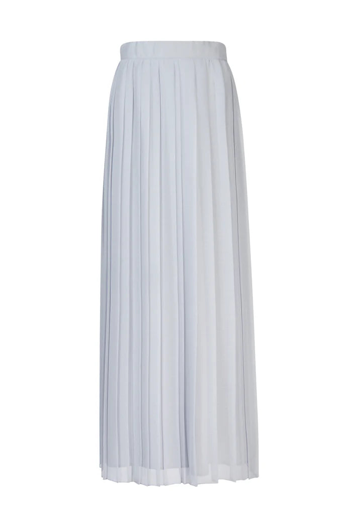 חצאית מקסי עם קפלים, גומי במותןהרכב: 100% פוליאסטרהדוגמנית בגובה 1.76 ולובשת מידה 42 איטלקית