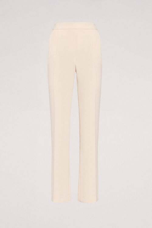 מכנסיים אלגנטיים בגזרה גבוהה הרכב: 100% פוליאסטרהדוגמנית בגובה 1.78 ולובשת מידה 42 איטלקית