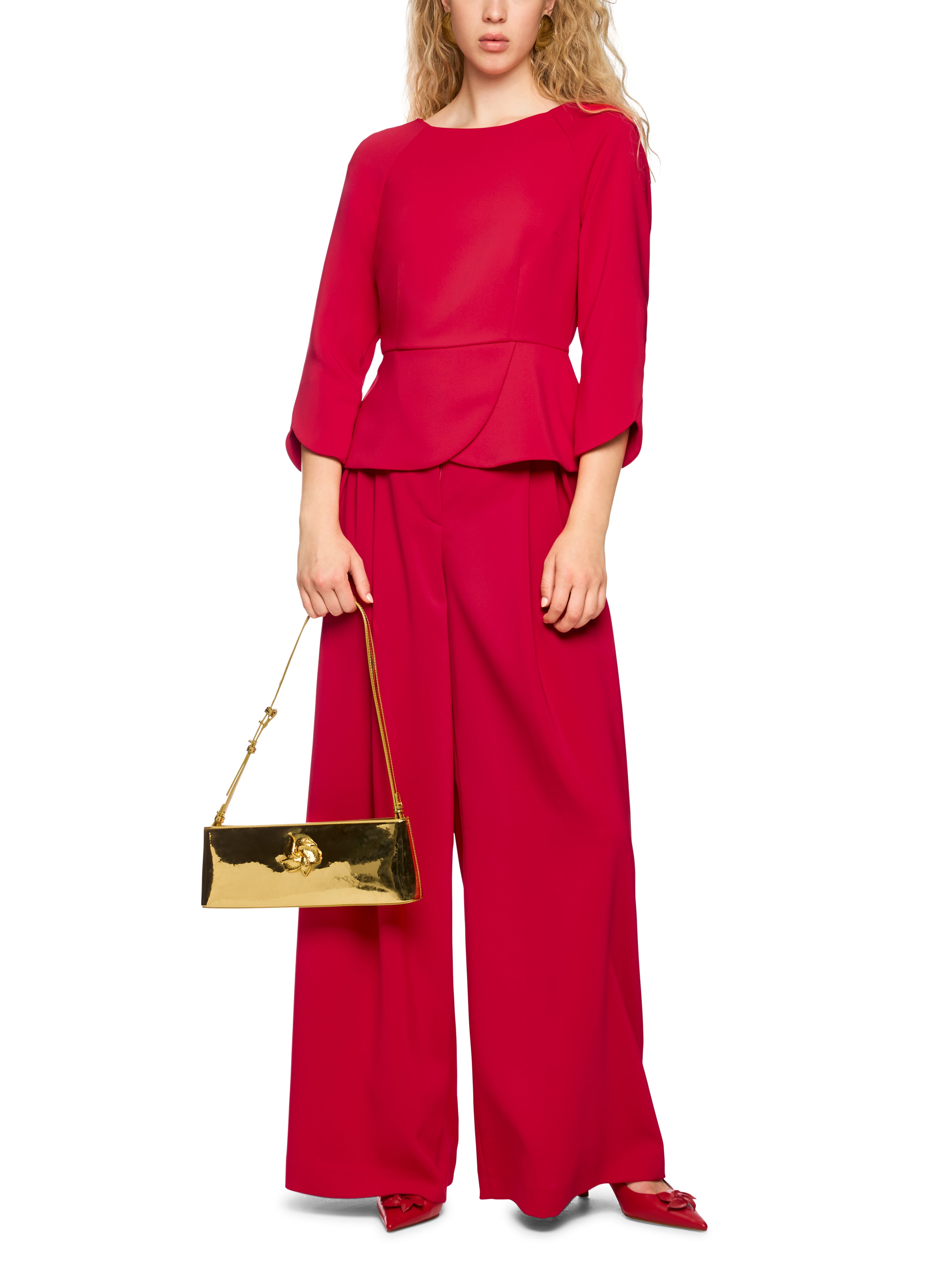 חולצה אלגנטית עם רוכסן אחורי באורך מלאהרכב: 97% פוליאסטר, 3% אלסטןהדוגמנית בגובה 1.79 ולובשת מידה 3 של מארק קיין