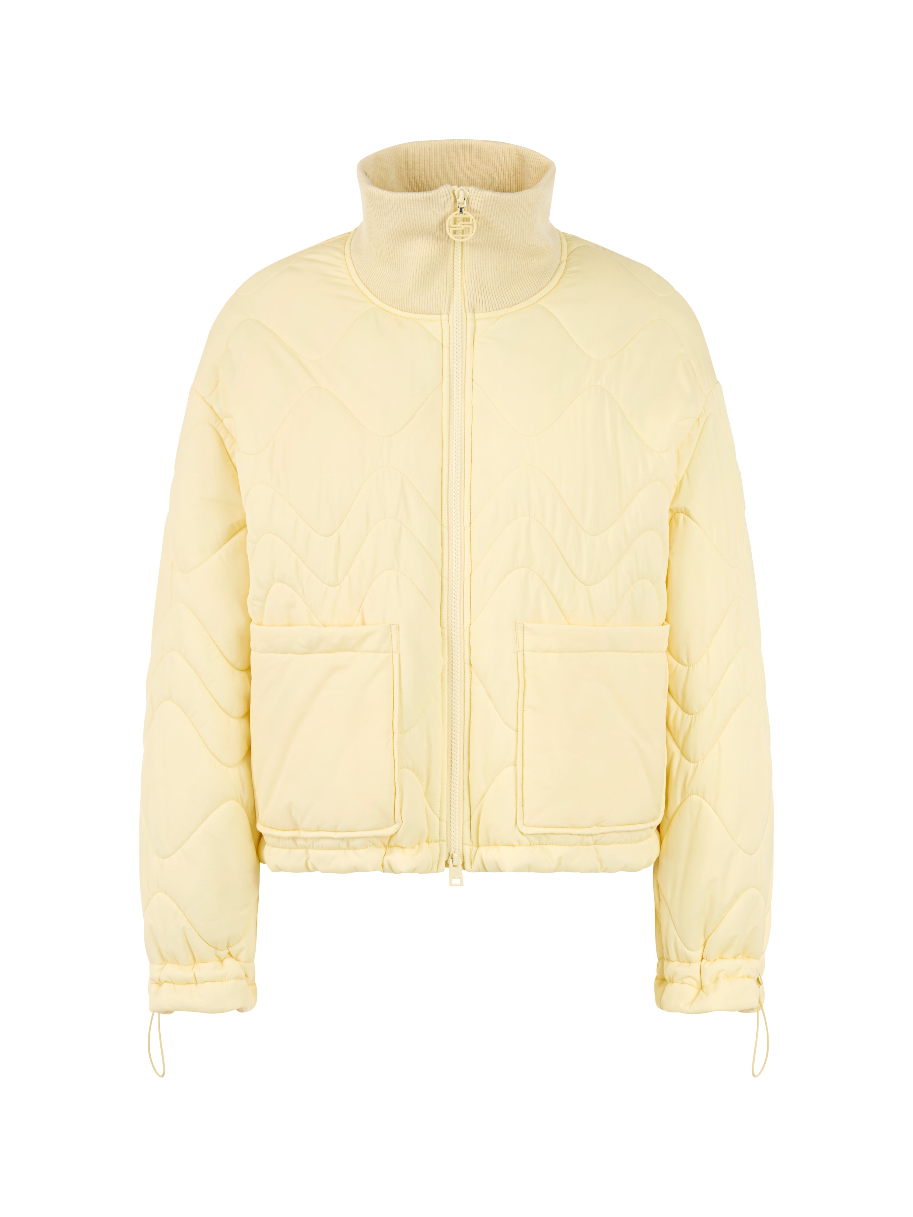 מעיל בגזרה רחבה עם צווארון סרוג וסגירת רוכסןהרכב: 100% פוליאסטרהדוגמנית בגובה 1.79 ולובשת מידה 3 של מארק קיין