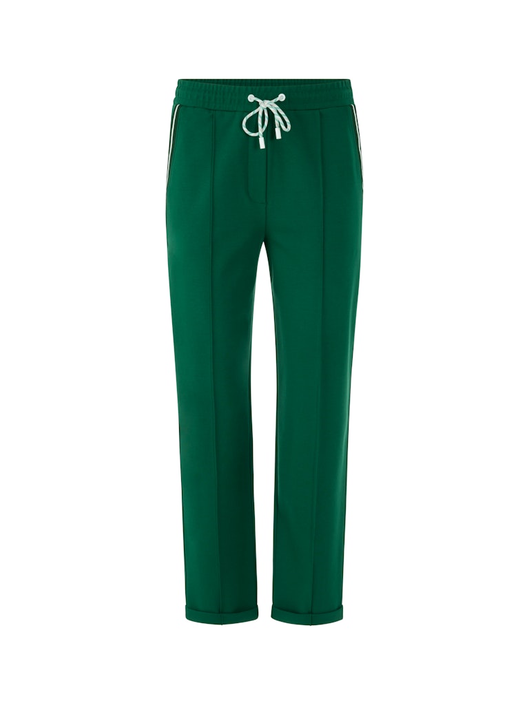 מכנסיים בעיצוב ספורטיבי בגזרה ישרה, עשויים בד כותנה-מודל רך ונעים. עם שני כיסים צידיים, רצועת מותן אלסטית ורחבה עם שרוך קשירה, תפרים מודגשים, ובסיומת קפל צר. למראה קז'ואל-אלגנטי מושלם.הרכב: 47% כותנה, 47% מודל, 6% אלסטןהדוגמנית בגובה 1.79 ולובשת מידה 3 של מארק קיין