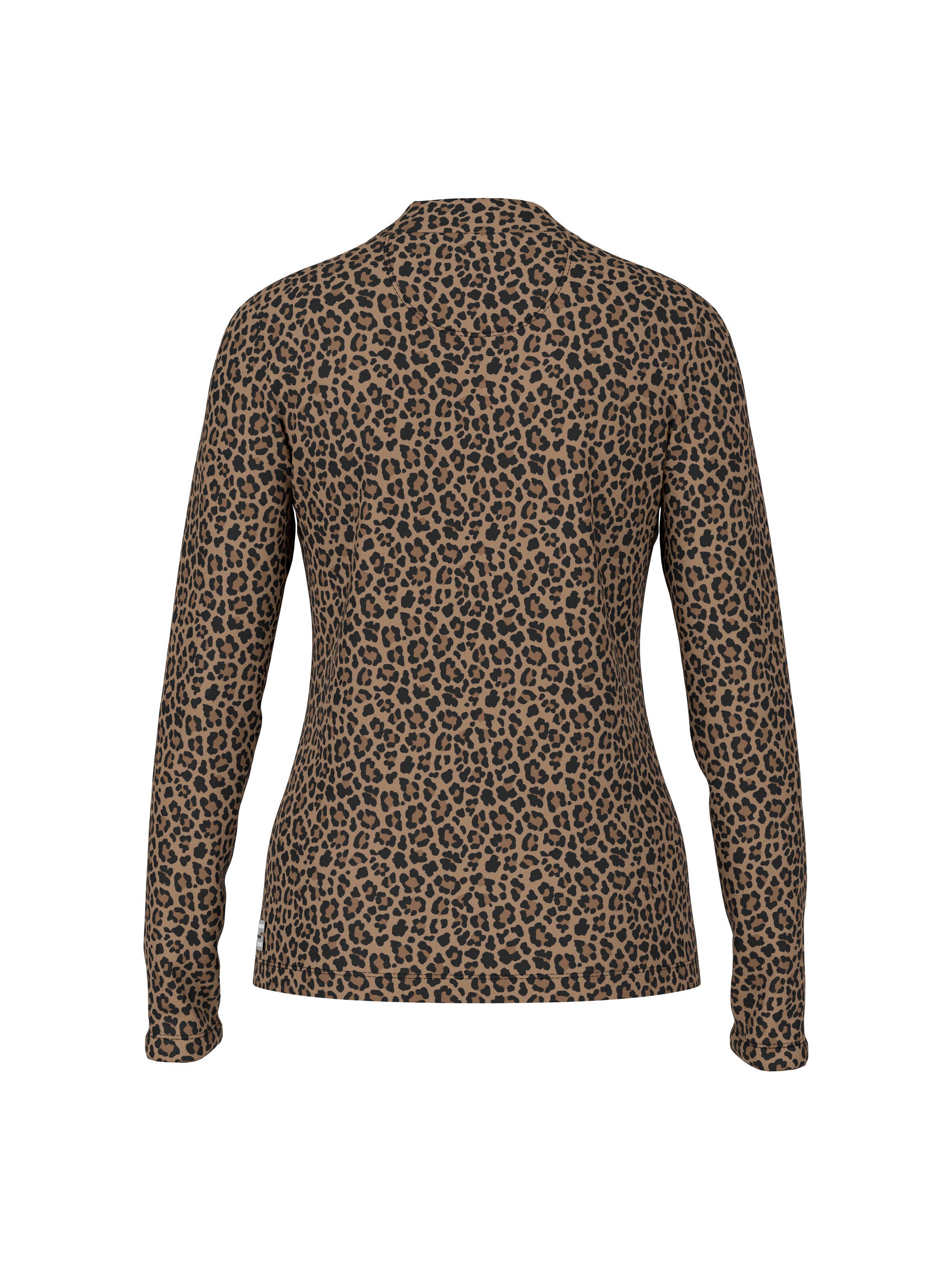 חולצה ארוכת שרוולים בגזרה צמודה עם הדפס מנומר עדיןעשויה מבד רך ונמתחהרכב בד: 94% כותנה, 6% אלסטןהדוגמנית בגובה 1.79 ולובשת מידה 3 של מארק קיין