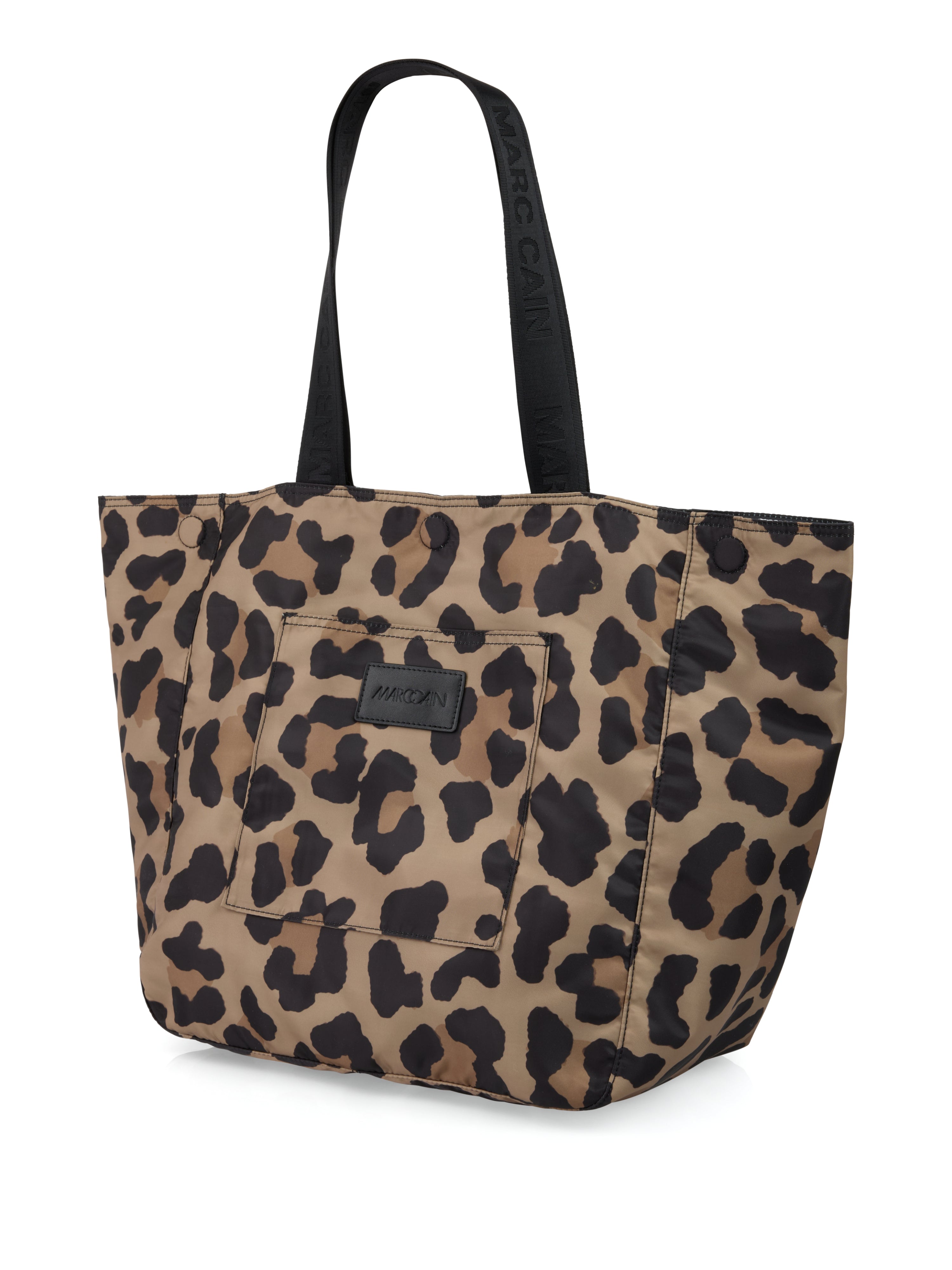 תיק שק הפיך לנשיאה, בגוון מוקה עם הדפס ייחודיצד אחד בדוגמת נמר, הצד השני עם איורי כלבים, כולל סגירה במגנט ורצועות לנשיאה על הכתף.הרכב בד: 100% פוליאסטר בציפוי פוליאוריתןמידות: 36*13*57 ס"מ