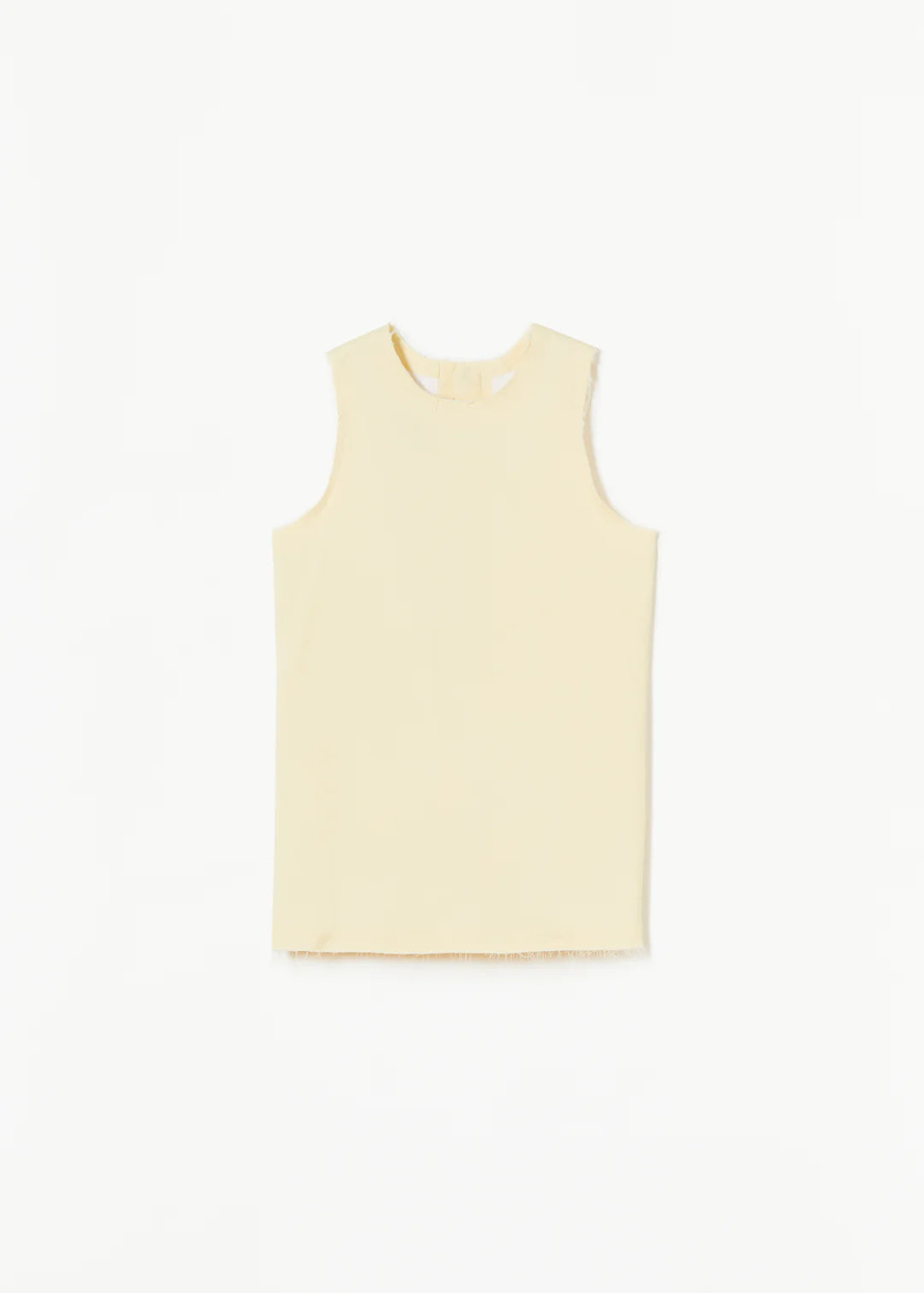 גופייה בגזרה רפויה עם סגירת כפתורים בגבהרכב: 100% כותנההדוגמנית בגובה 1.76 ולובשת מידה 40 של PLAN C