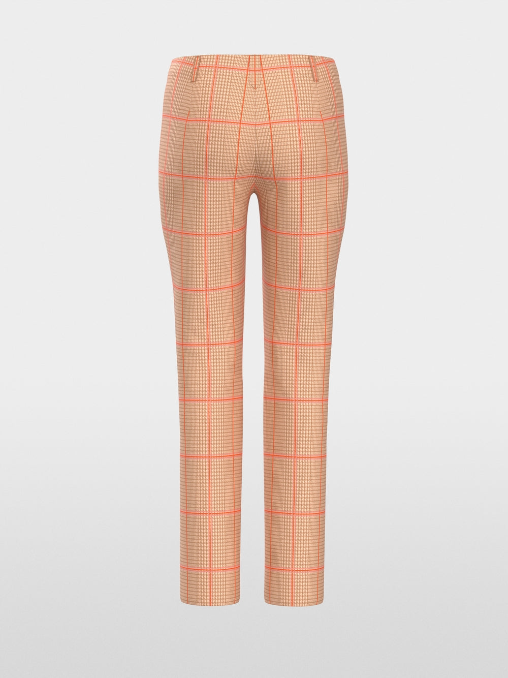 מכנסי SYDNEY בגזרה צרה (Slim fit), בשילוב עכשווי של דוגמת פפיטה ומשבצות. קפלים תפורים מעניקים לעיצוב נגיעה אלגנטית. נוחות מיטבית מובטחת הודות לגובה המותן הסטנדרטי ולסרט מותן אלסטי פנימי. לולאות לחגורה קלאסיות וסגירת כפתור ורוכסן משלימות את המראה.עיצוב בגזרה צרה, גובה מותן סטנדרטי, ולולאות לחגורה.הרכב: 57% פוליאסטר, 36% פוליאמיד, 7% אלסטןהדוגמנית בגובה 1.79 ולובשת מידה 3 של מארק קיין