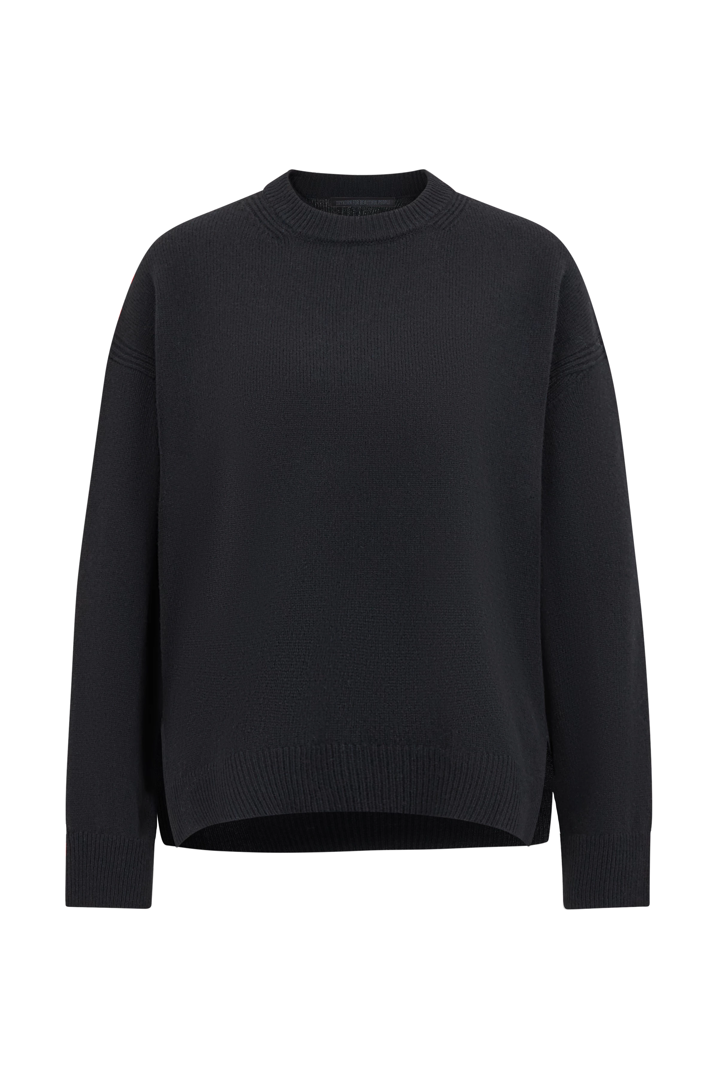 סוודר במראה לוס, מפתח צווארון עגולהרכב: 100% צמרהדוגמנית בגובה 1.78 ולובשת מידה S