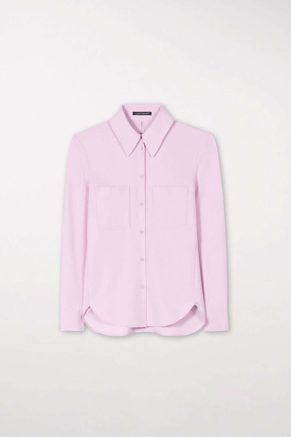 חולצה מכופתרת עם מפתח בגבהרכב: 97% כותנה, 3% אלסטןהדוגמנית בגובה 1.78 ולובשת מידה 36 אירופאית