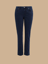 ג'ינס כחול נייבי עם אפקט פוש-אפ בגזרת סלים פיט