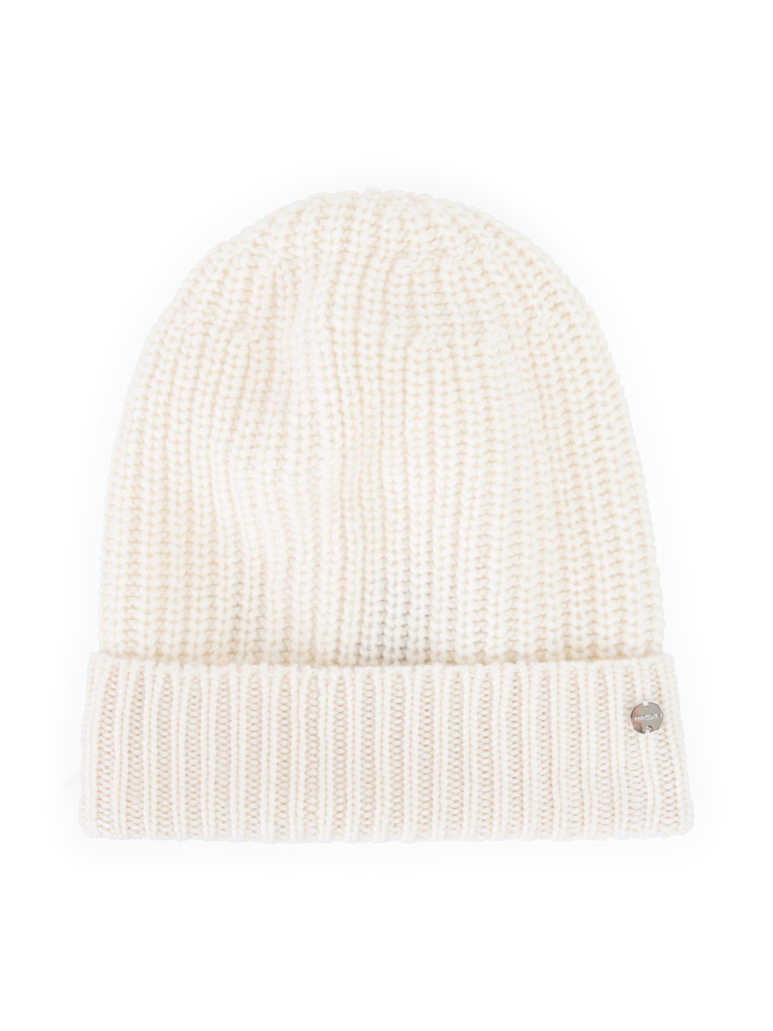 כובע ביני בגזרה קלאסית עם קיפול רחב בצבע שמנתהרכב בד: 50% צמר כבשים, 42% קשמיר, 8% משי