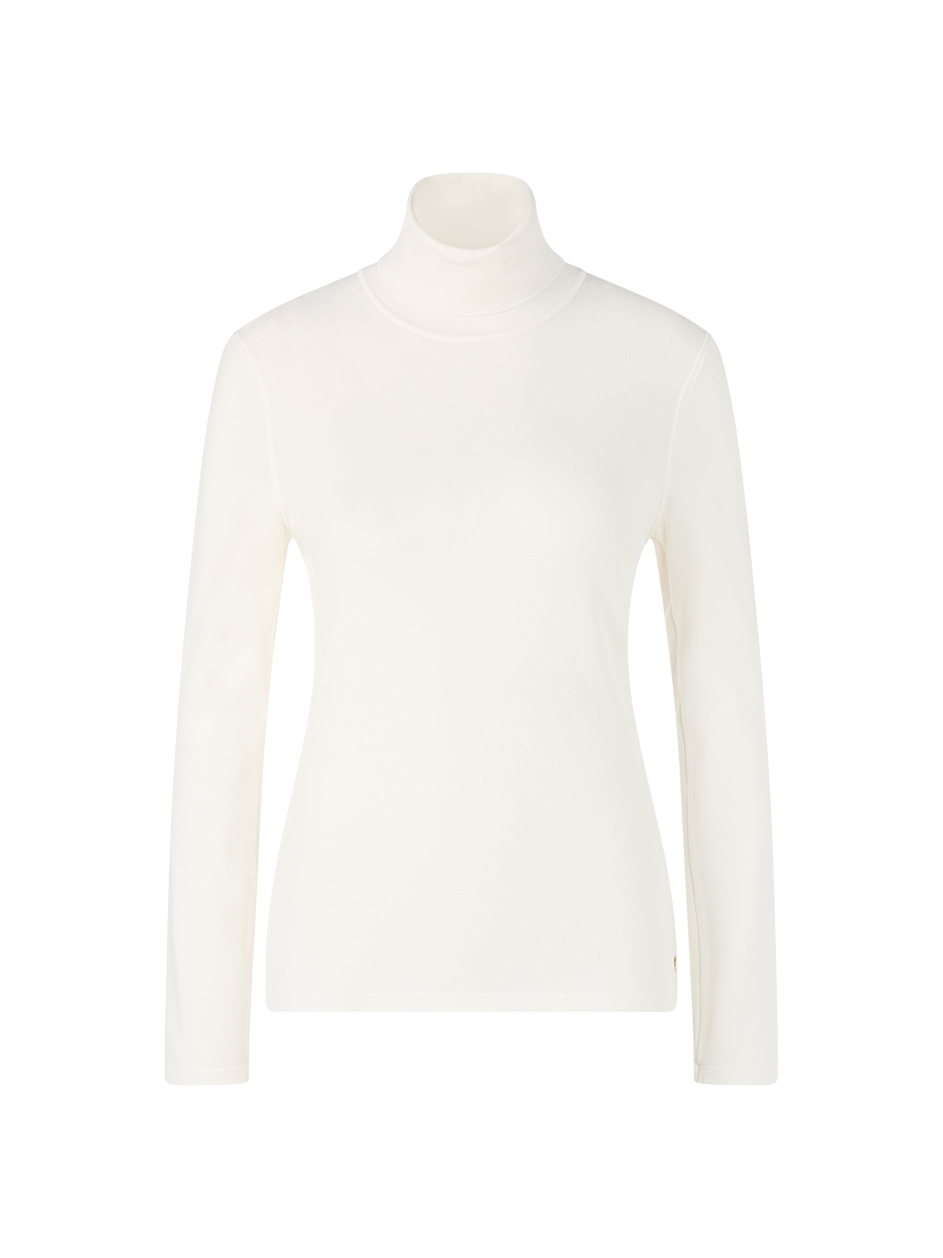 חולצה בגזרה צמודה עם צווארון גולףהרכב: 88% ויסקוזה, 12% פוליאסטרהדוגמנית בגובה 1.79 ולובשת מידה 3 של מארק קיין