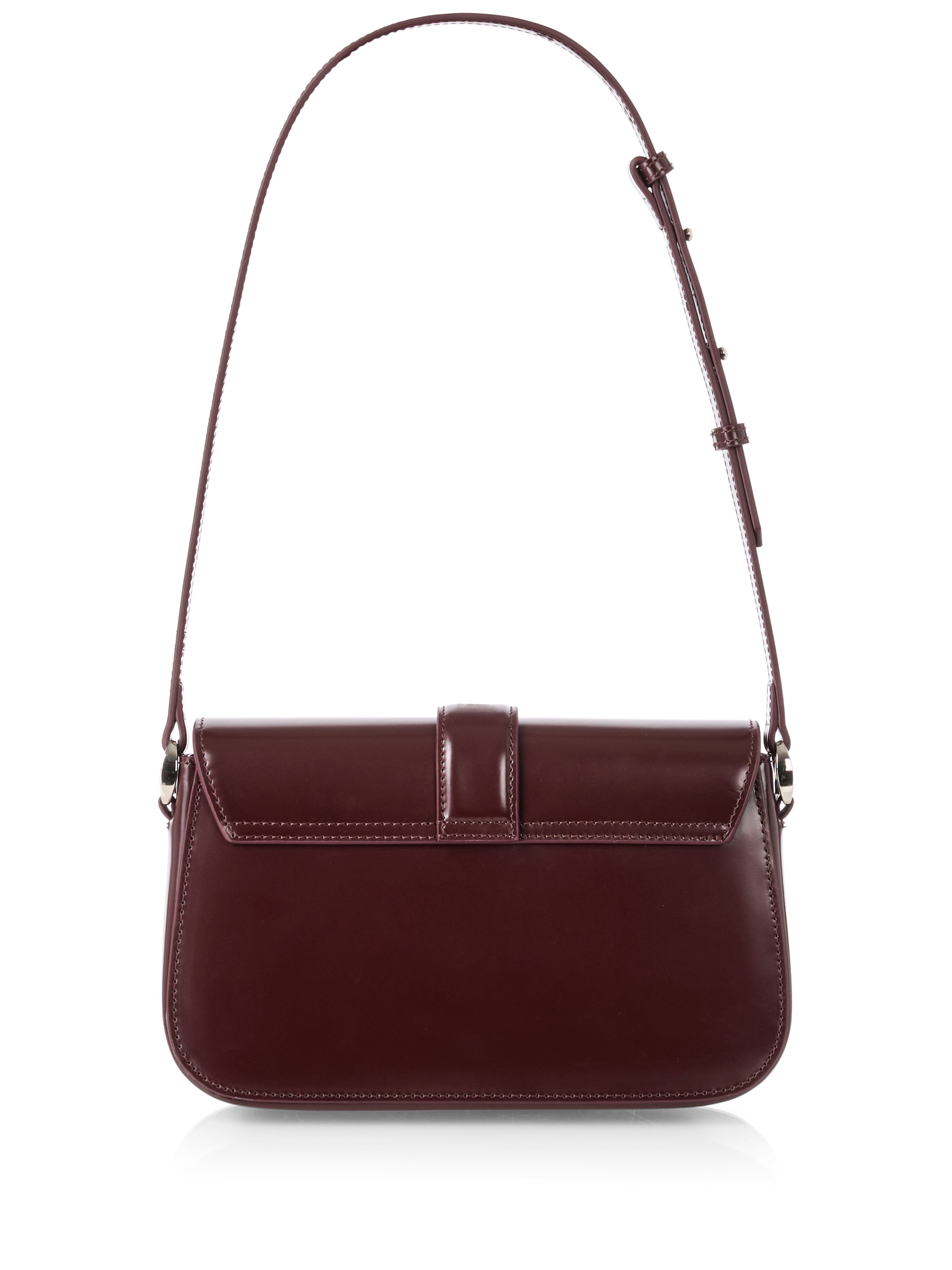 תיק כתף עשוי עור עם אבזם דקורטיבי ורצועה מתכווננת הרכב: 100% עורמידות: 10*15*24 ס"מ