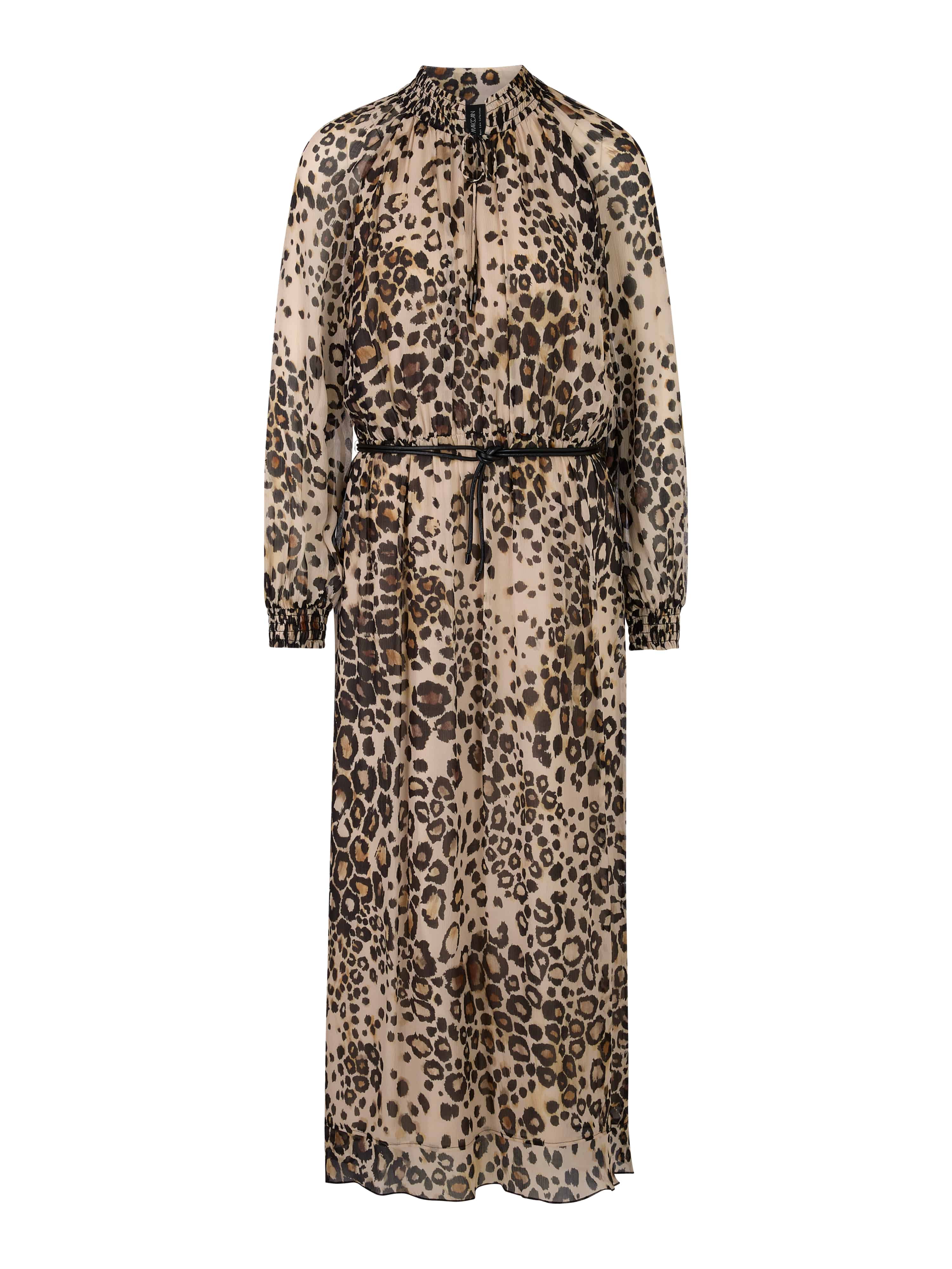 שמלת מקסי אלגנטית עם הדפס וצווארון Vהרכב: 100% ויסקוזההדוגמנית בגובה 1.79 ולובשת מידה 3 של מארק קיין 