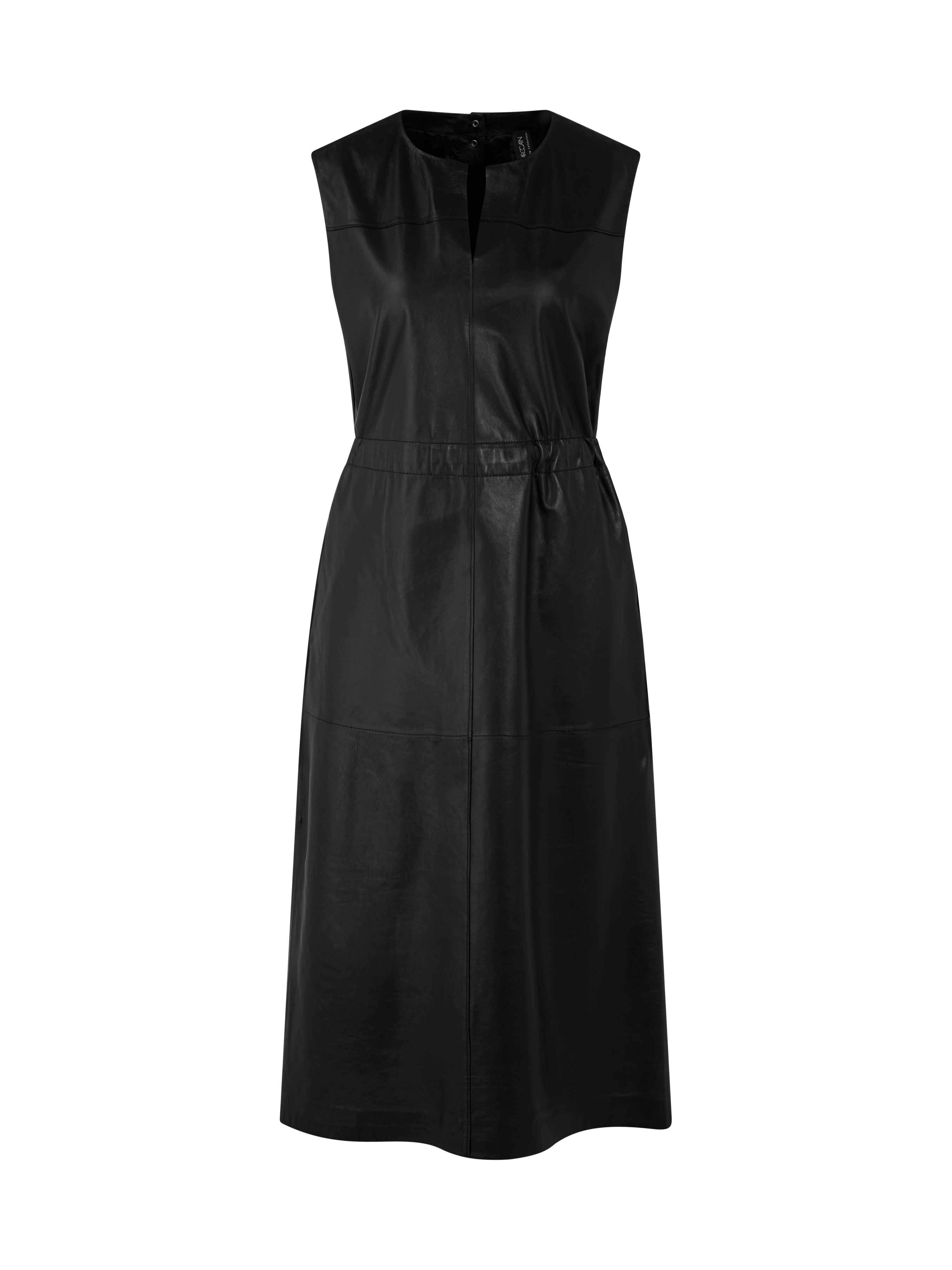 שמלת מידי מעור בגזרה רחבה, כיווץ במותן וכיסים צדדייםניתן ללבוש עם חולצה מתחת או ג'קט מעל, מתאימה ליומיום וגם לאירועיםהרכב: 100% עורהדוגמנית בגובה 1.79 ולובשת מידה 3 של מארק קיין 