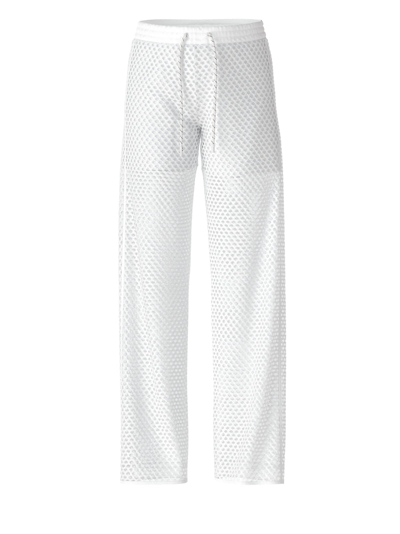 מכנסי רשת אווריריים דגם WELBY עם בטנה קצרה מתחת רגל רחבה
