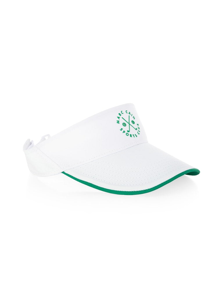 מצחייה בעיצוב ספורטיבי, עם סגירת סקוץ' להתאמה אישית, והדפס לוגו MARC CAIN בחזית.היקף: 57 ס"מהרכב: 100% פוליאסטר