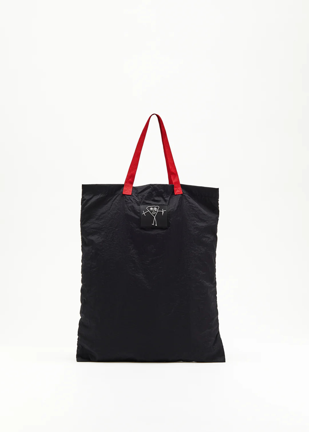 צ'ארם תיק עם ידית מעור וסגירת רוכסן, מגיע עם תיק ניילון מתקפל הרכב: 88% ניילון, 10% עור עגל מבוית, 2% פליז מתכתמידות: 40*30