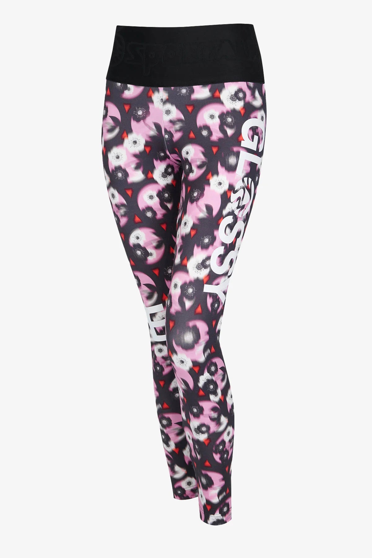 מכנסי טייץ' עם הדפסהרכב: 80% פוליאמיד, 20% אלסטןהדוגמנית בגובה 1.76 ולובשת מידה 36 אירופאית