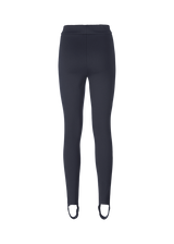 מכנסי סקובה בצבע כחול כהה מראה סלים עם רגליות אלסטיות